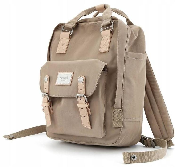 Plecak miejski na laptopa, jasnobrązowy, 14", Himawari