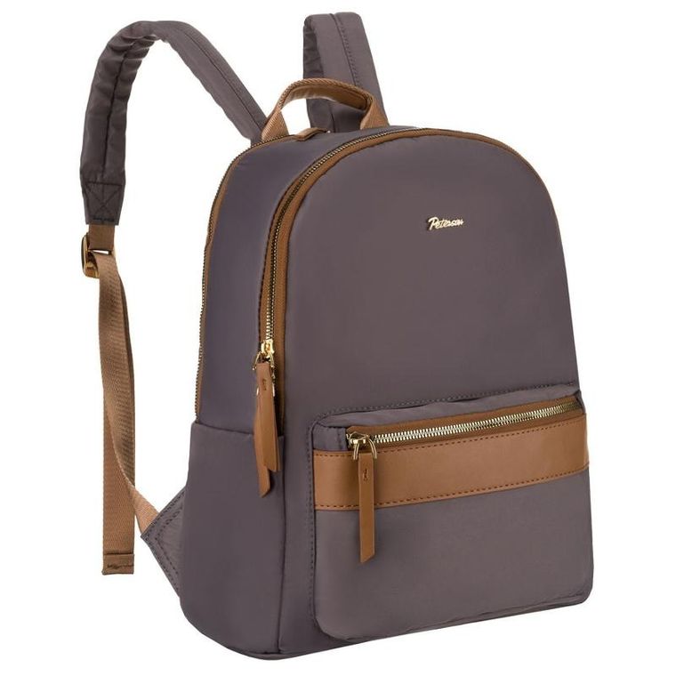 Plecak miejski, szary, Peterson