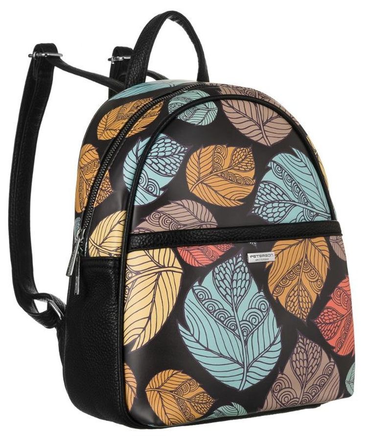 Plecak, mix, skóra ekologiczna, Peterson