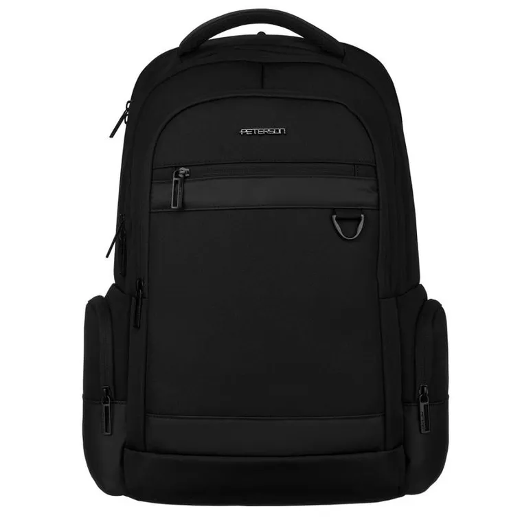 Plecak na laptopa, czarny, Peterson