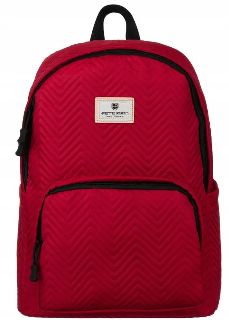 Plecak na laptopa, czerwony, Peterson