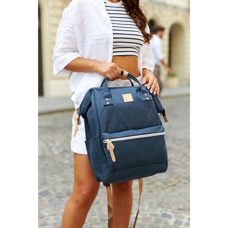 Plecak na laptopa, granatowy, Himawari