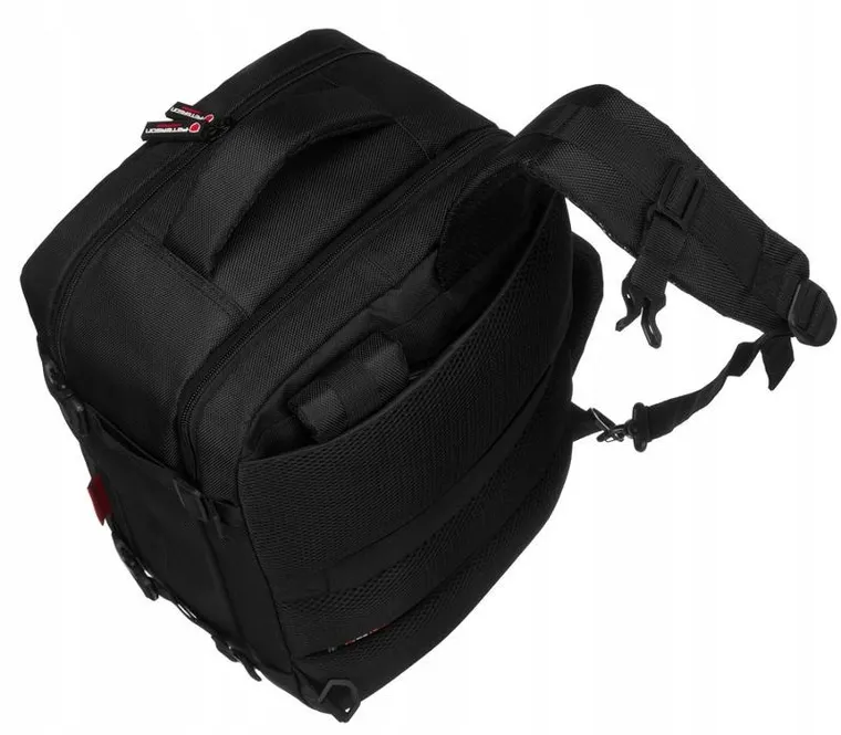 Plecak podróżny, bagaż podręczny do samolotu, czarny, Peterson