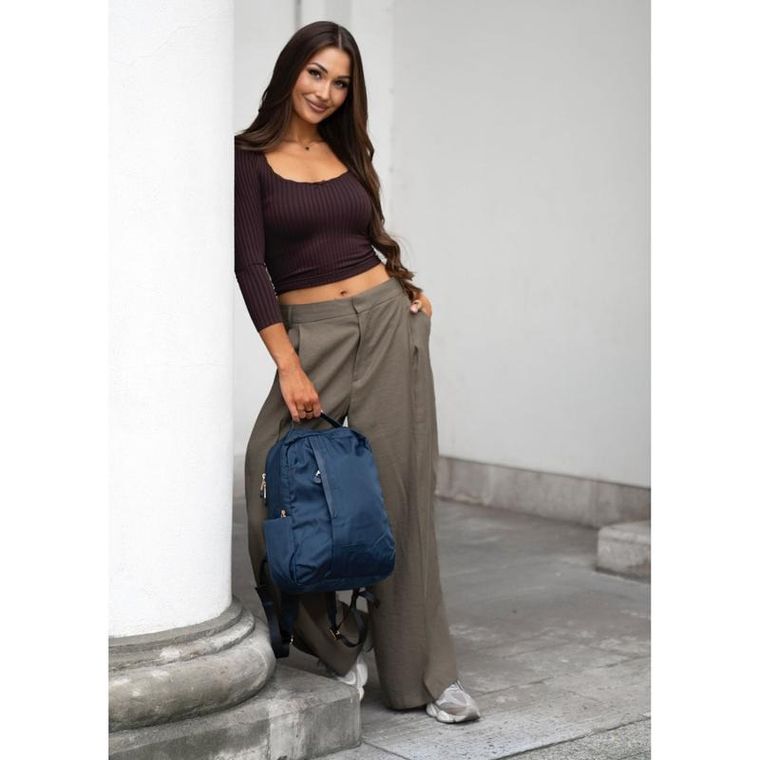 Plecak podróżny, bagaż podręczny do samolotu, niebieski, Peterson