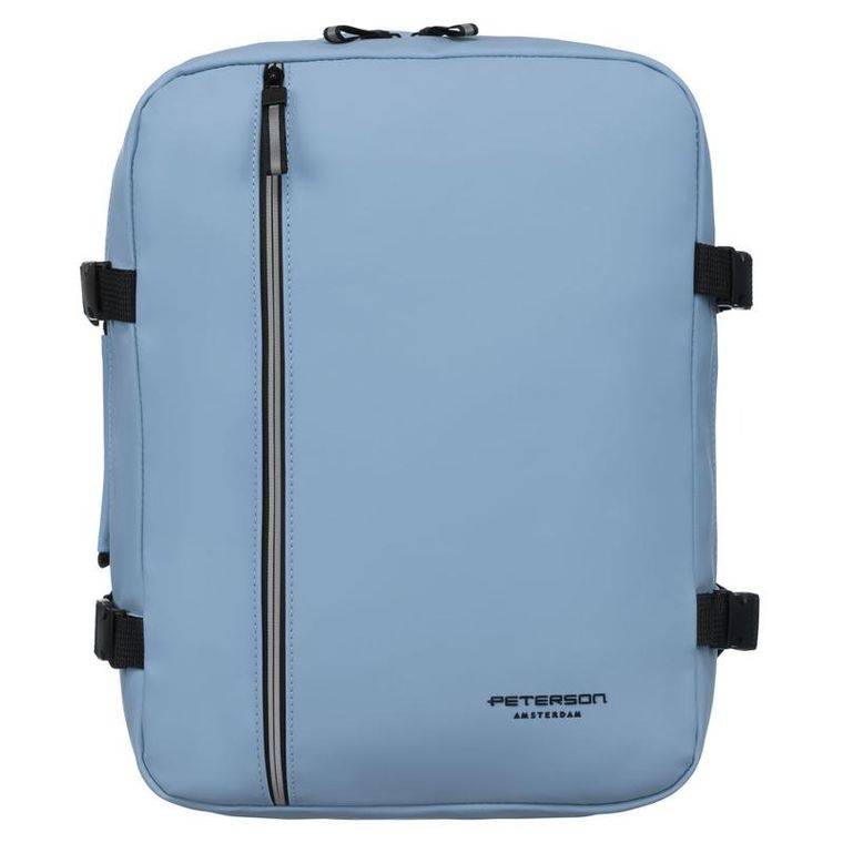 Plecak podróżny, bagaż podręczny do samolotu, wodoodporny, niebieski, Peterson