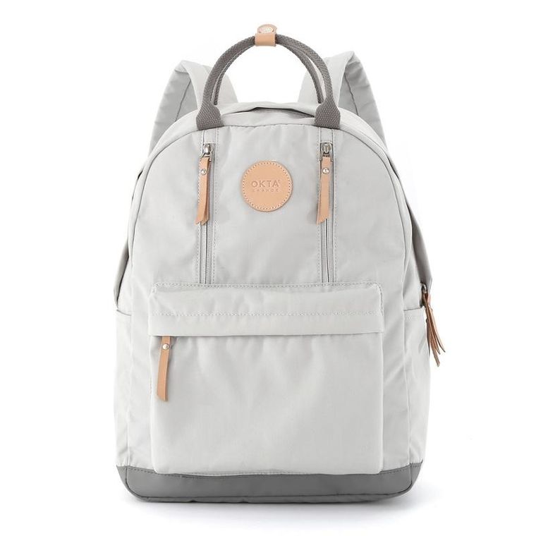 Plecak podróżny na laptopa, bagaż podręczny do samolotu, szary, Himawari