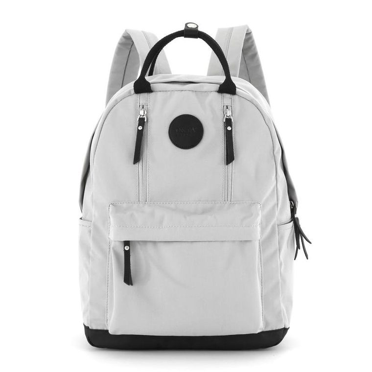 Plecak podróżny na laptopa, bagaż podręczny do samolotu, szary, Himawari