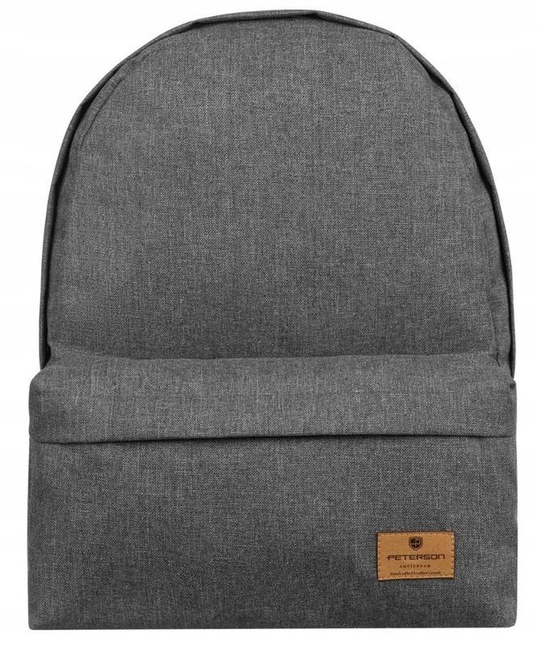 Plecak sportowy, szary, Peterson