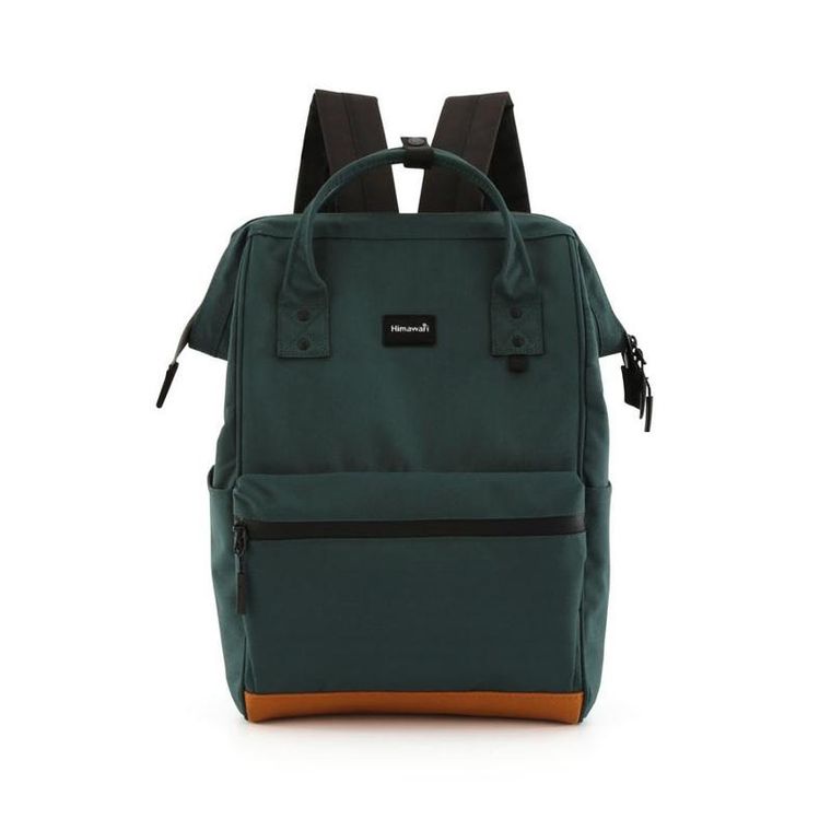 Plecak, zielony, port USB, Himawari