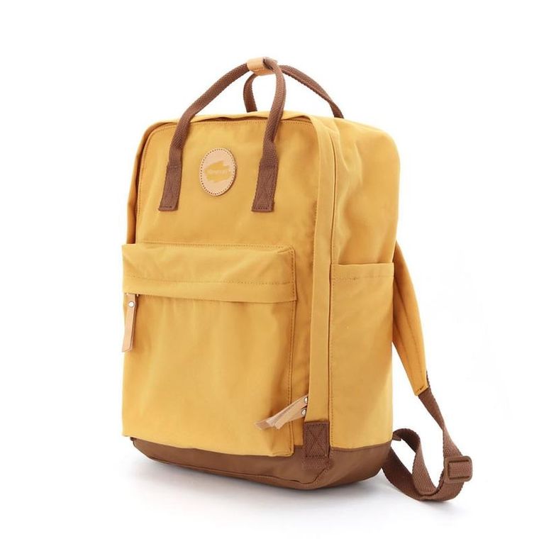 Plecak, żółto-brązowy, Himawari