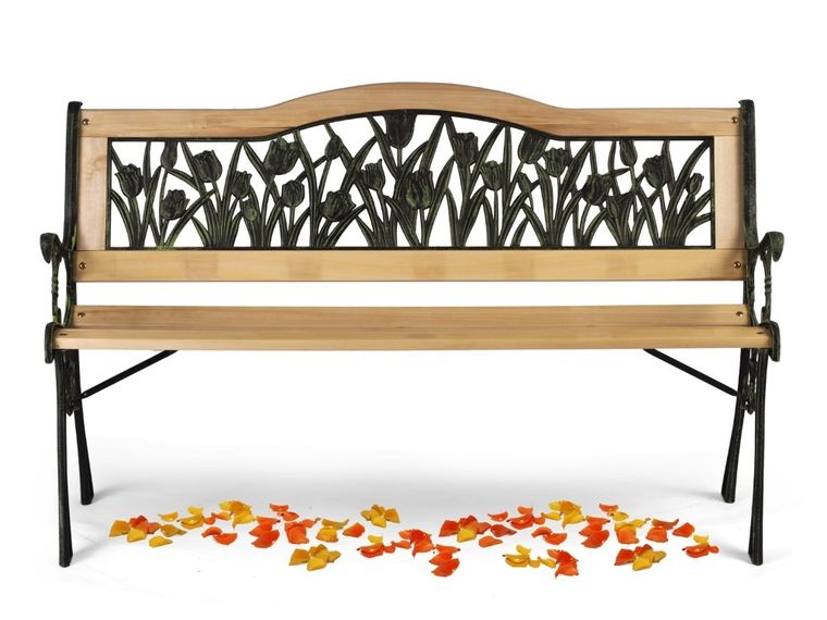 Plonos, Gardi Tulip, ławka ogrodowa z oparciem