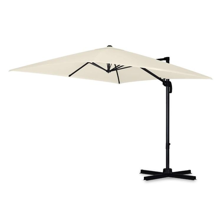 Plonos, parasol ogrodowy z pokrowcem, składany, 8 segmentowy, 420 cm