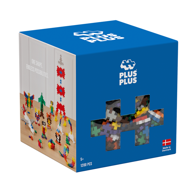 Plus-Plus, Basic w opakowaniu, klocki, 1200 elementów