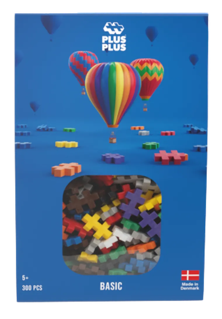 Plus-Plus, Basic w opakowaniu, klocki, 300 elementów