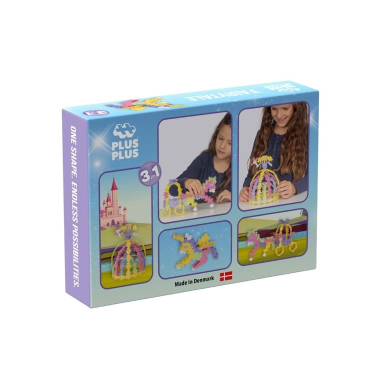 Plus-Plus, Basic w opakowaniu, Pastelowe kolory, klocki, 220 elementów