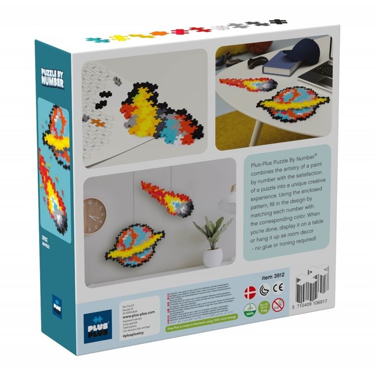 Plus-Plus Mini, Kosmos, puzzle po numerach, 500 elementów