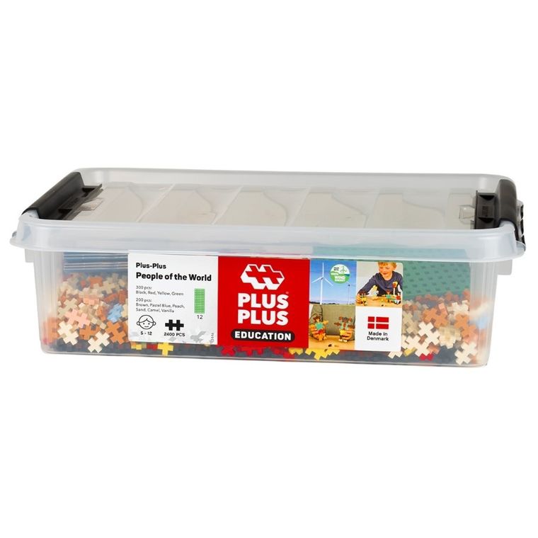 Plus-Plus, Naucz się budować, Ludzie, klocki, 2400 elementów