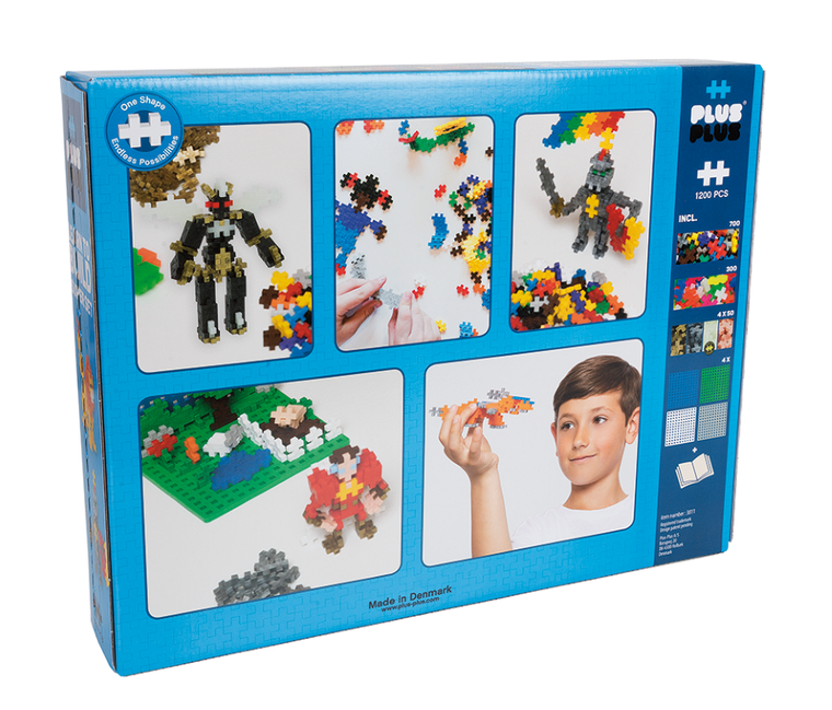 Plus-Plus, Naucz się budować, Superzestaw, klocki, 1200 elementów