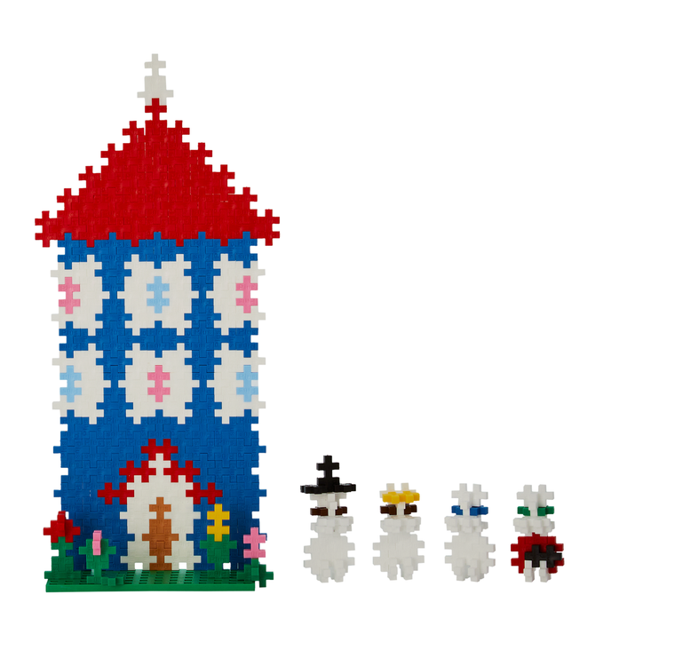 Plus-Plus, Puzzle by Number, Muminki, tuba Dom Muminków, klocki, 275 elementów