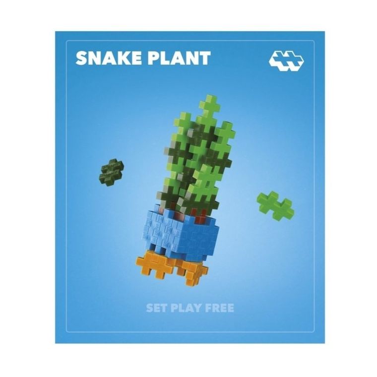 Plus-Plus, Roślinki, Snake Plant, klocki, 52 elementy