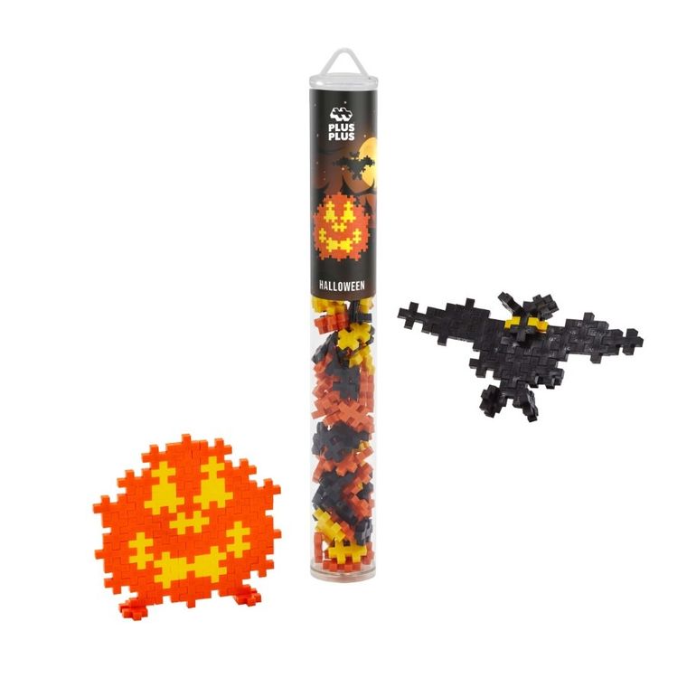 Plus-Plus, Tuby Basic, Halloween, klocki, 100 elementów