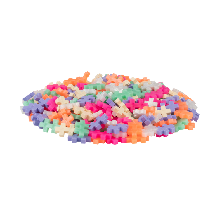 Plus-Plus, Tuby Basic, Perłowe kolory, klocki, 240 elementów