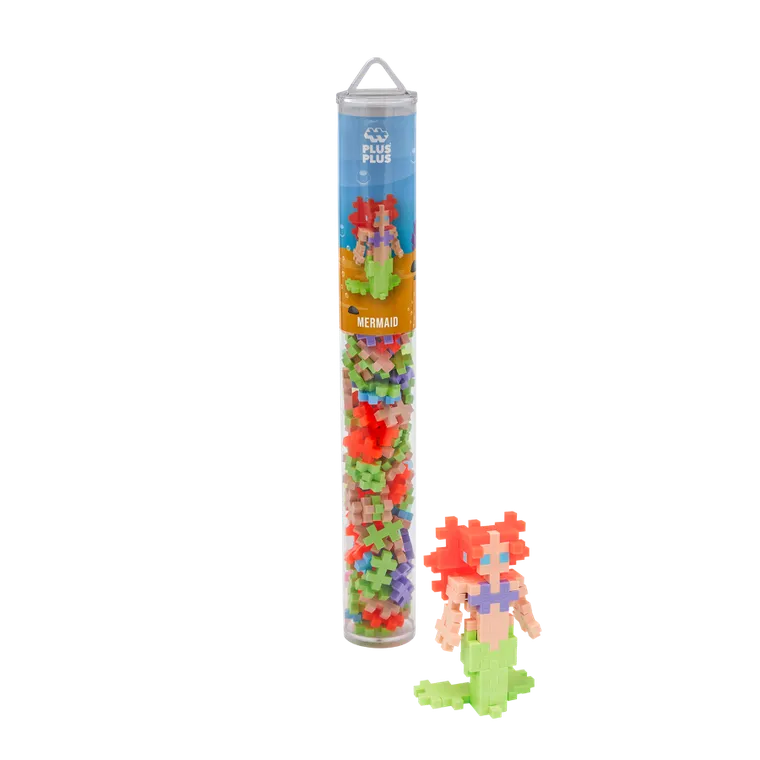 Plus-Plus, Tuby Postaci, Syrena, klocki, 100 elementów