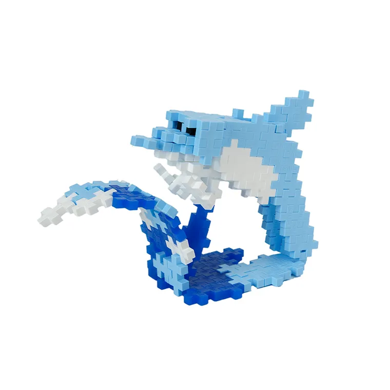 Plus-Plus, Tuby Zwierzęta, Delfin, klocki, 100 elementów