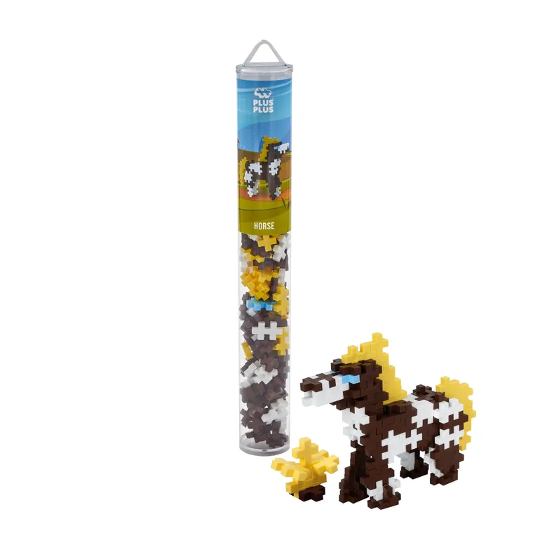 Plus-Plus, Tuby Zwierzęta, Koń, klocki, 100 elementów