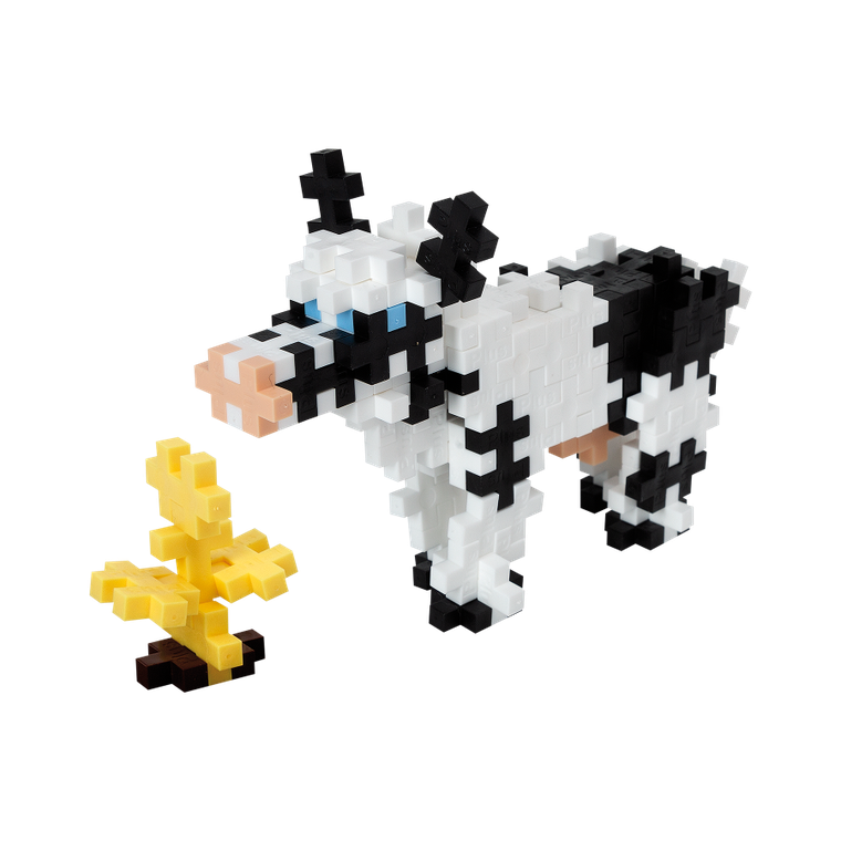 Plus-Plus, Tuby Zwierzęta, Krowa, klocki, 100 elementów