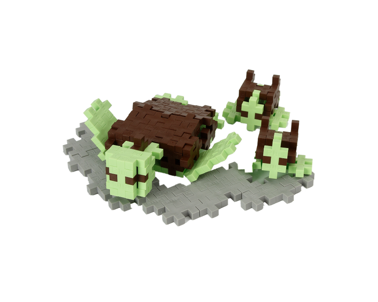 Plus-Plus, Tuby Zwierzęta, Żółw, klocki, 100 elementów