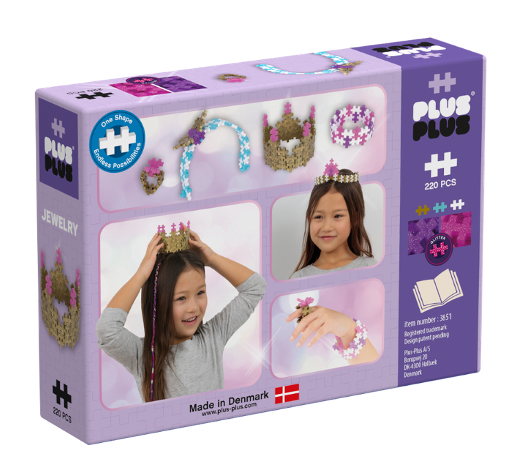 Plus-Plus, Zestawy Basic, Biżuteria, klocki, 220 elementów