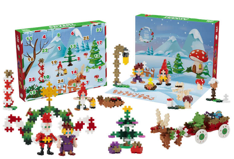 Plus-Plus, Zestawy Basic, Kalendarz adwentowy, 600 elementów