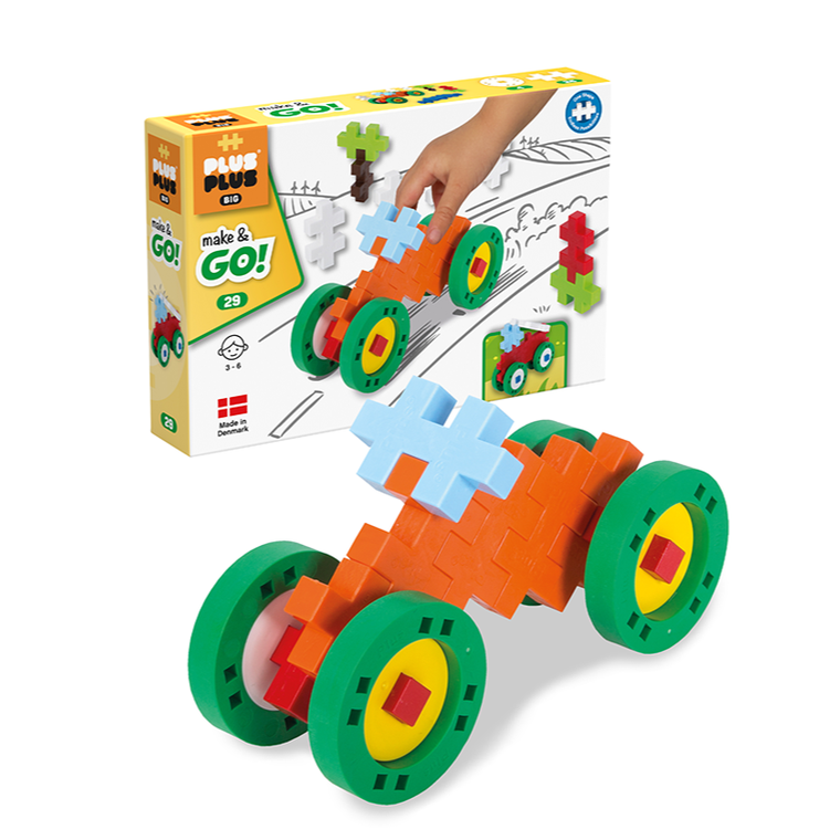 Plus-Plus, Zestawy Big, Make & Go! klocki, 25 elementów