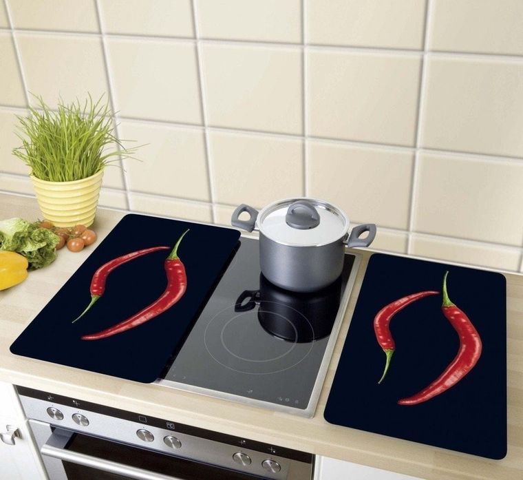 Płyty ochronne na kuchenkę, Hot chili duo, 2 szt.