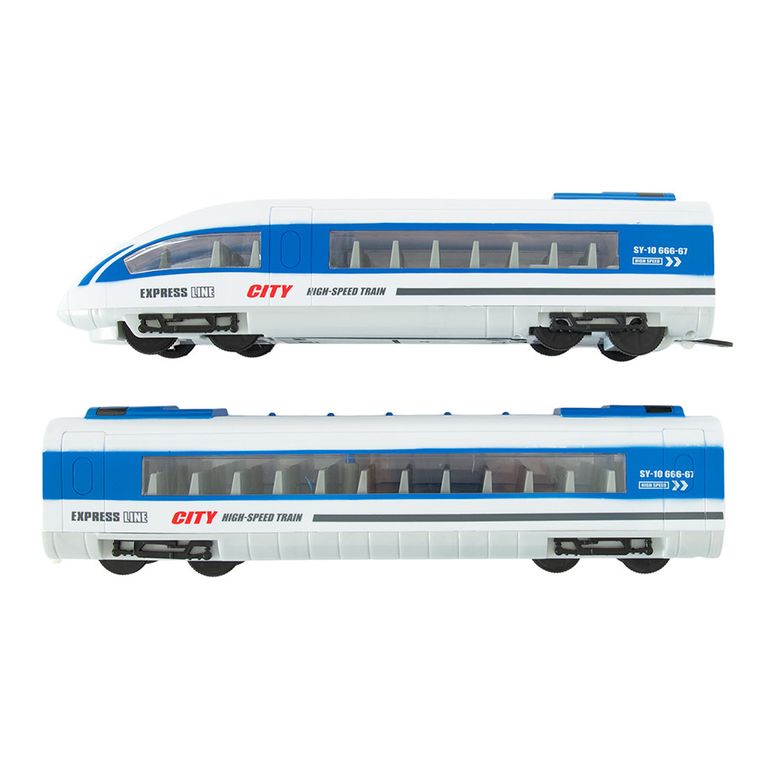 Pociąg Ekspress, kolejka ze światłem