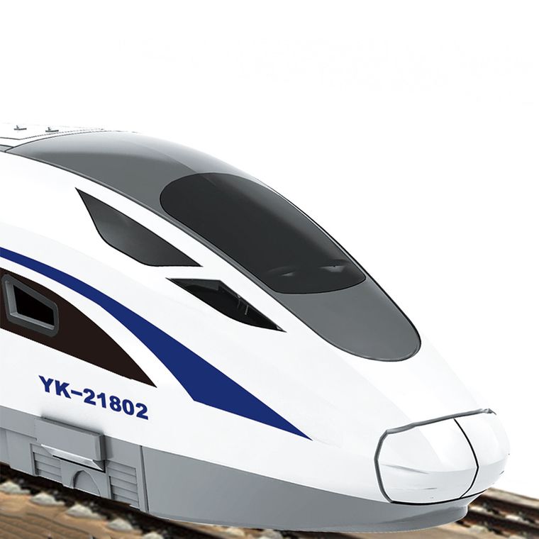 Pociąg, kolejka zdalnie sterowana, światło i dźwięk, 30 elementów