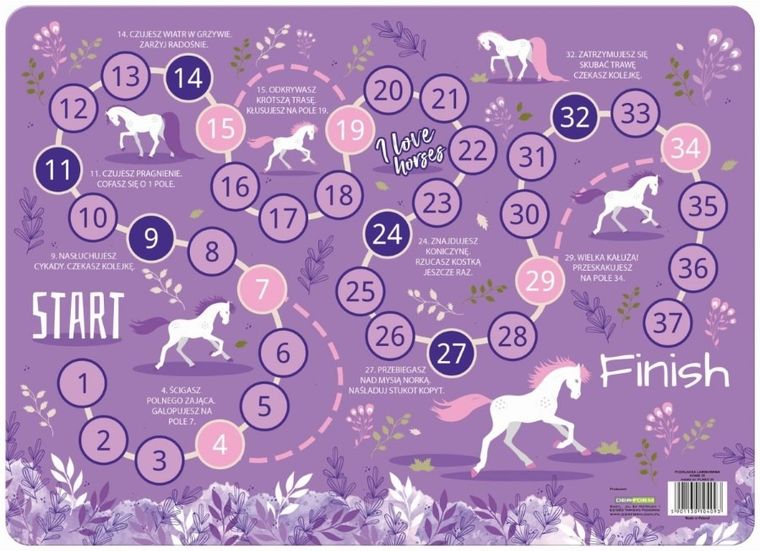 Podkładka na biurko, laminowana, Konie