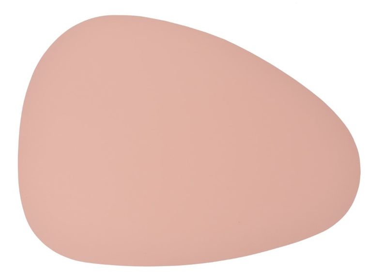 Podkładka na stół, różowo-szara, 43-37 cm