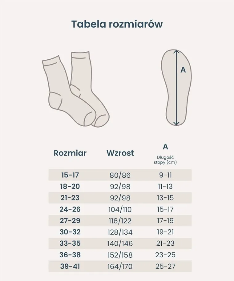 Podkolanówki dziewczęce, ecru, Be Snazzy