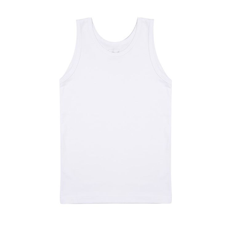 Podkoszulek chłopięcy, biały, zestaw, 2 szt., Tup Tup