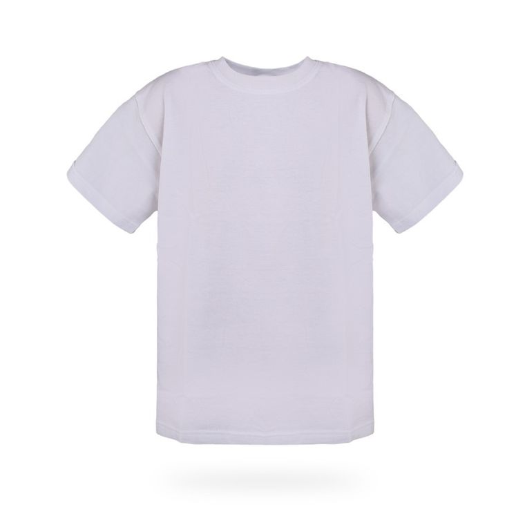 Podkoszulek chłopięcy z krótkim rękawem, biały, Kuba, Saltex