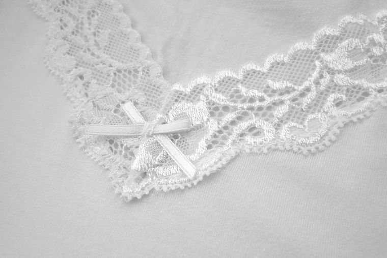 Podkoszulek damski, biały, Lilka, Saltex