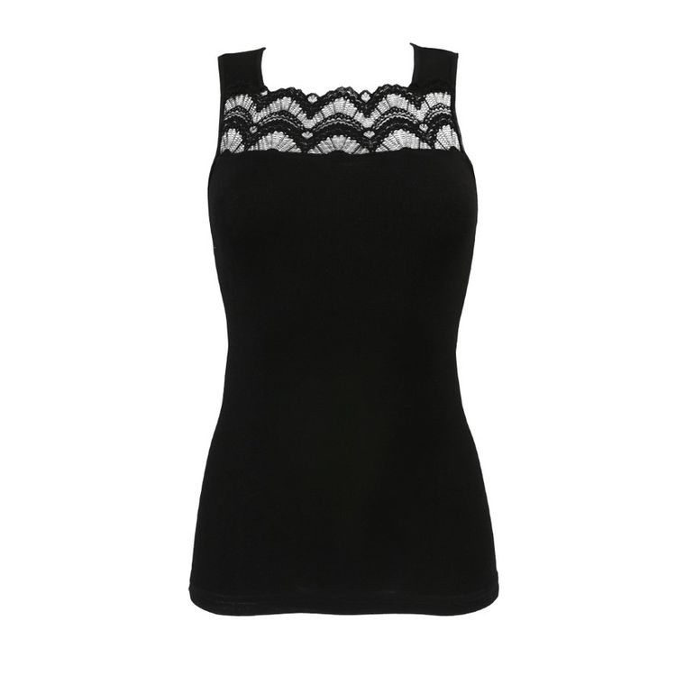 Podkoszulek damski, czarny, Luce, Golden Queen