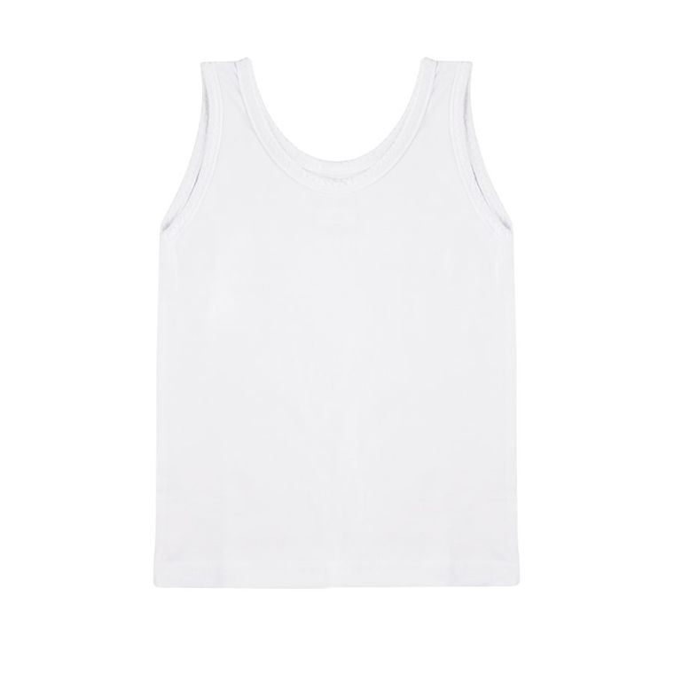 Podkoszulek dziewczęcy, biały, zestaw, 2 szt., Tup Tup