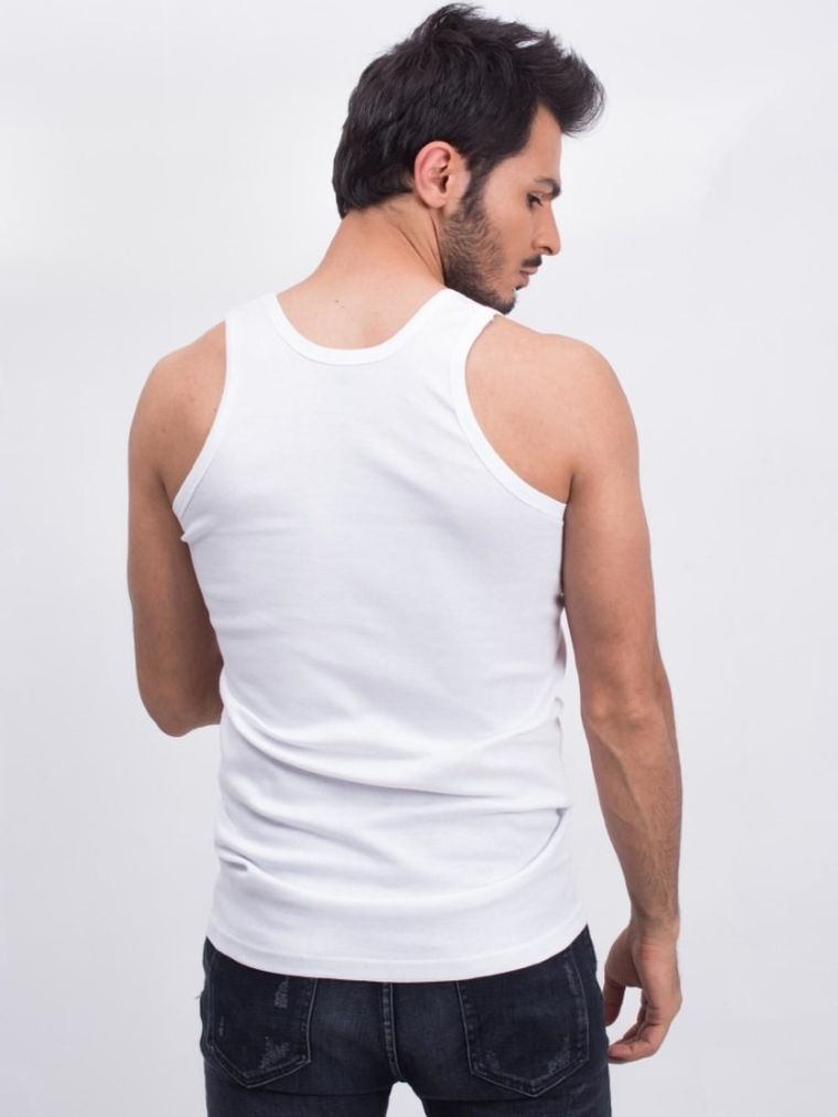 Podkoszulek męski, biały, Berrak