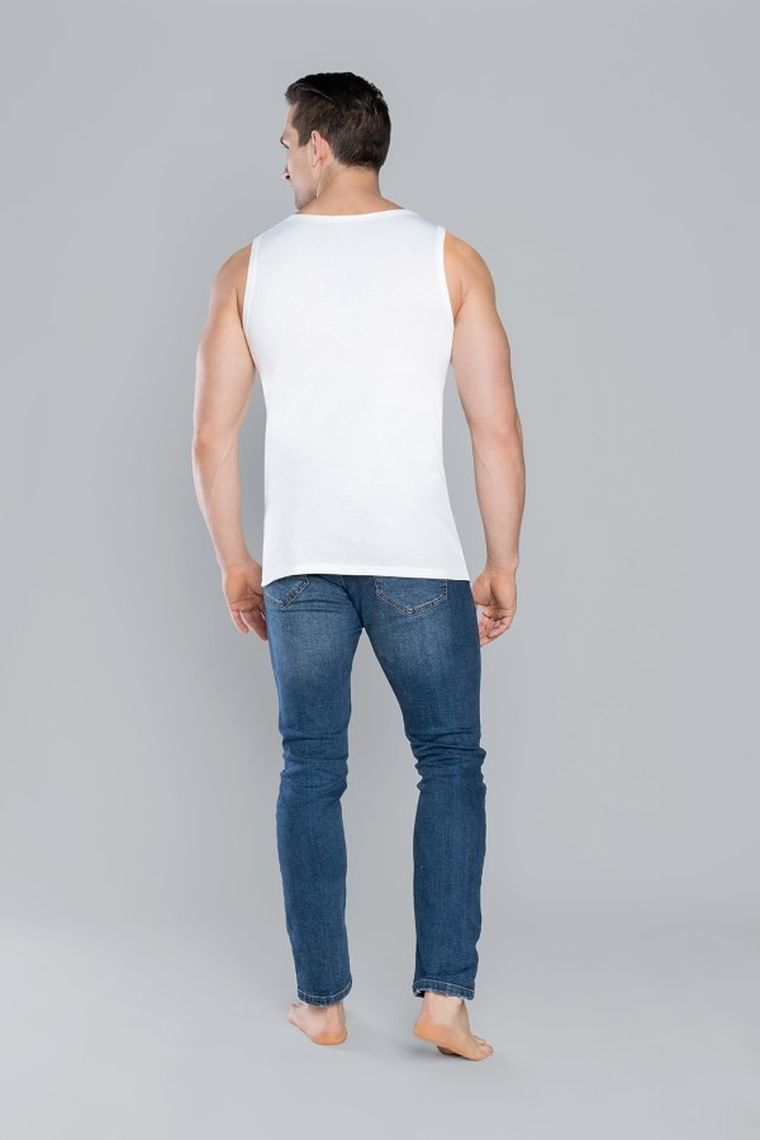 Podkoszulek męski, biały, Paco, Italian Fashion