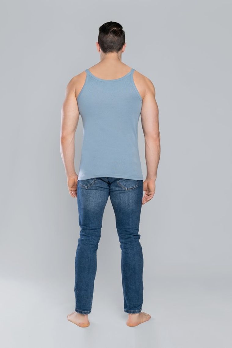 Podkoszulek męski, szary, Paco, Italian Fashion