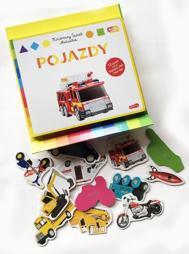 Pojazdy. Akademia mądrego dziecka. Kolorowy świat malucha