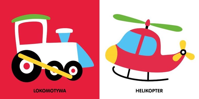 Pojazdy. Książeczka kontrastowa